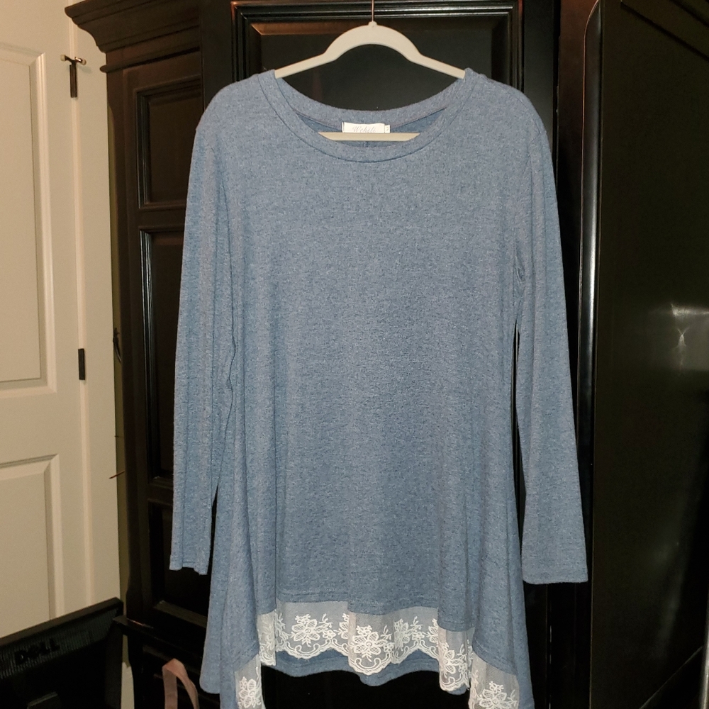 Light Blue Tunic Dress